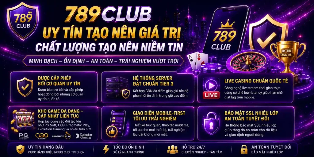 789CLUB Có Gì? Khám Phá Cổng Game Chuẩn Las Vegas Top 1 2026 798Club có gì mà được đánh giá là uy tín và chất lượng?